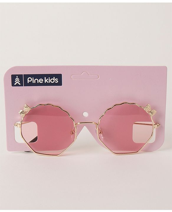 Pine Kids Round Sunglasses Free Size- White