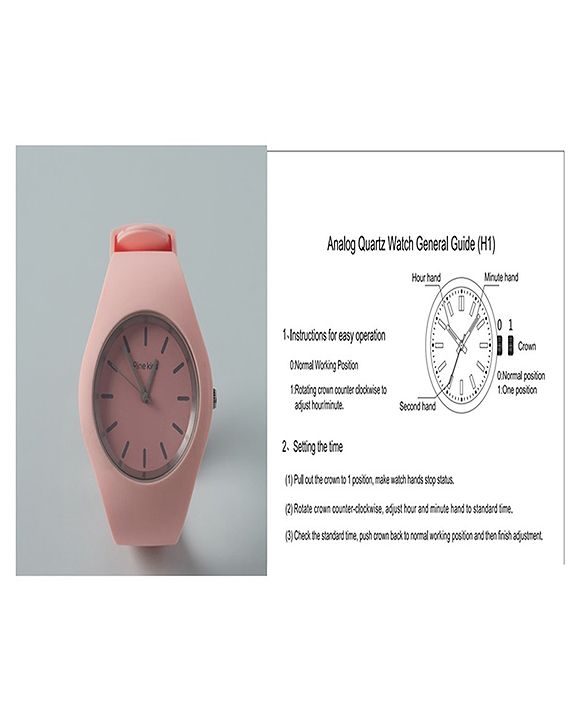 Pine Kids Free Size Analog Watch - Pink
