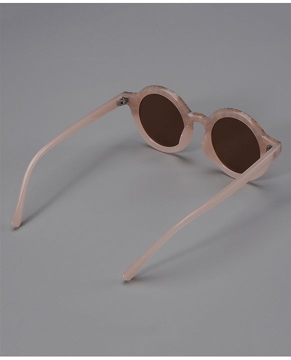 Pine Kids Sunglasses with Leopard Print Free Size-  Light Pink