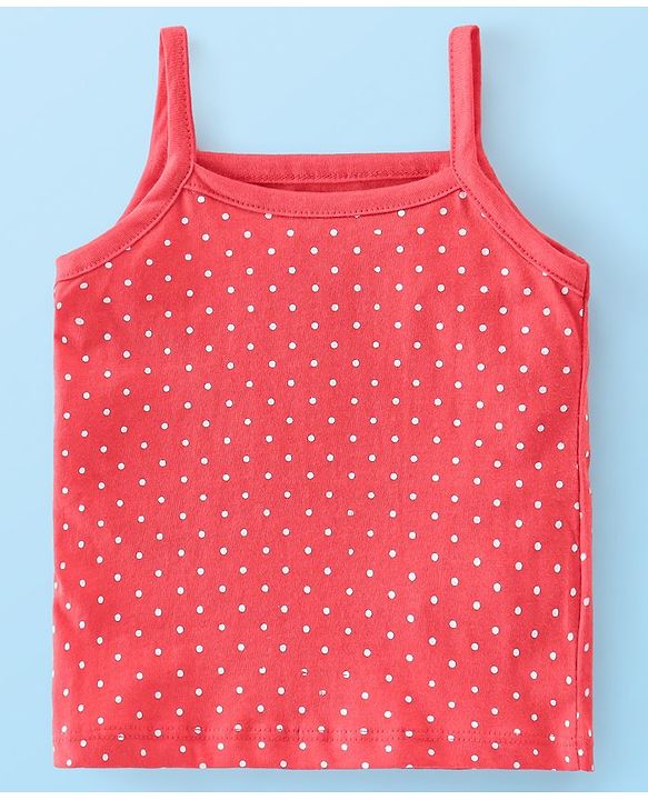 Babyhug 100% Cotton Sleeveless Antibacterial Slips Pack of 3 - Blue & Pink