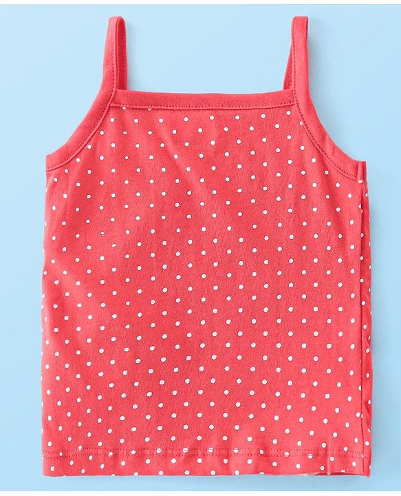 Babyhug 100% Cotton Sleeveless Antibacterial Slips Pack of 3 - Blue & Pink