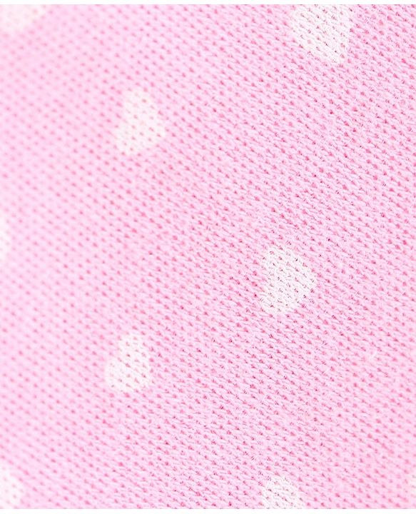 Babyhug Cotton Knit Footed Bootie Leggings Polka Dots Printed Pack of 3 - Pink & Navy Blue