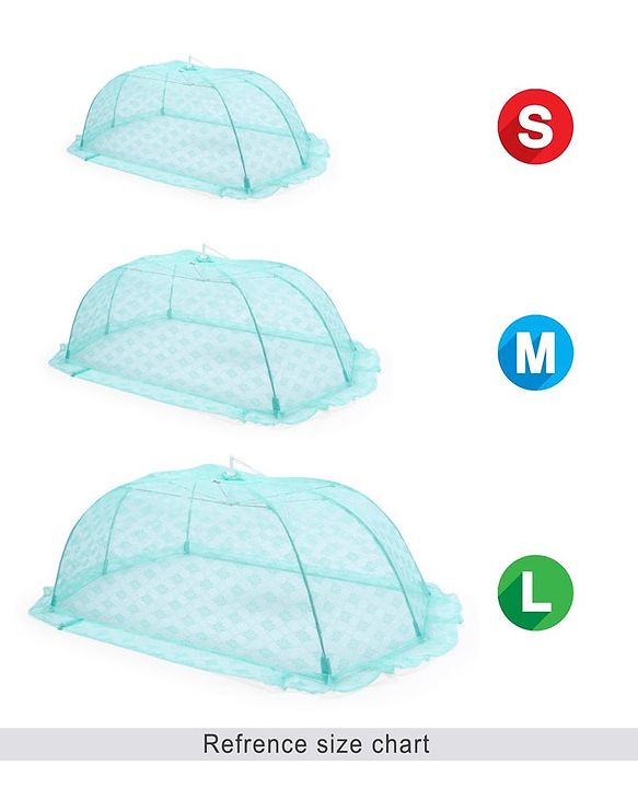 Babyhug Portable Baby Mosquito Net Medium  - Green
