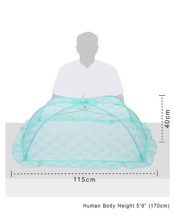Babyhug Portable Baby Mosquito Net Medium  - Green