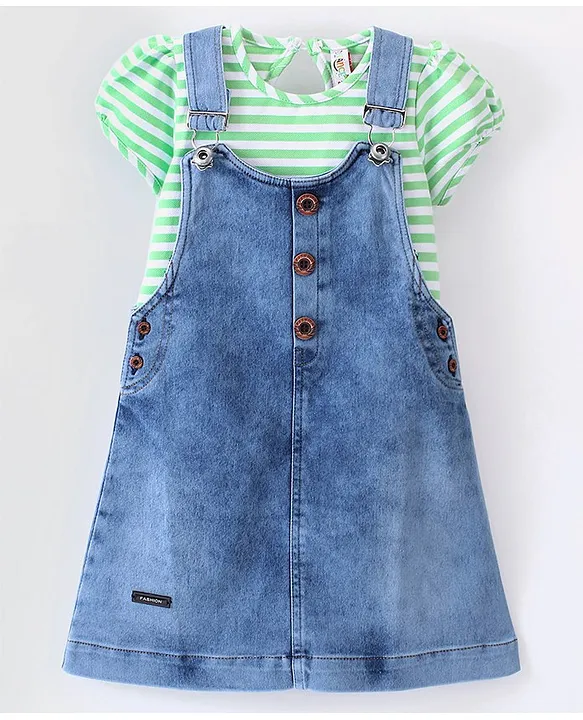 Kid's Dungaree Frock Dress Collection | Vyndenim