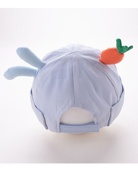 Babyhug Bucket Hat Bunny Applique -Blue
