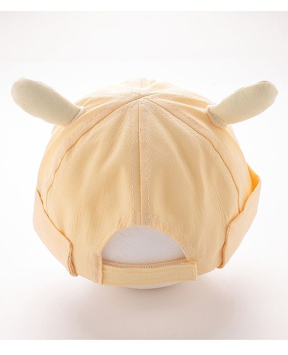 Babyhug Bucket Hat Bunny Applique -Yellow