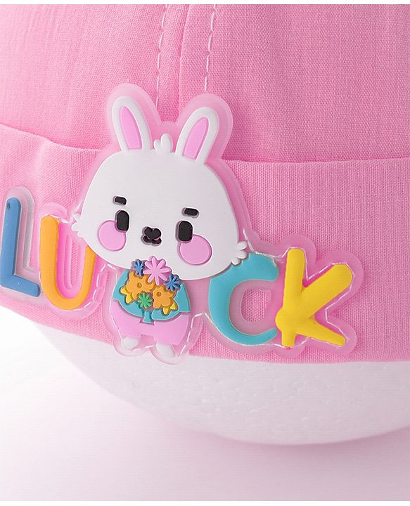 Babyhug Bucket Hat Bunny Applique -Yellow