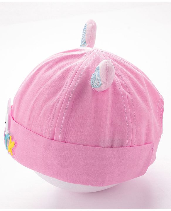 Babyhug Bucket Hat Bunny Applique -Yellow