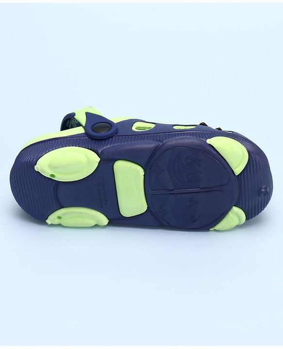 Pine Kids Clogs Spaceship Patch - Blue