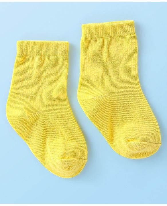 Cute Walk by Babyhug Anti-Bacterial Ankle Length Solid Socks Pack of 7 - Multicolour