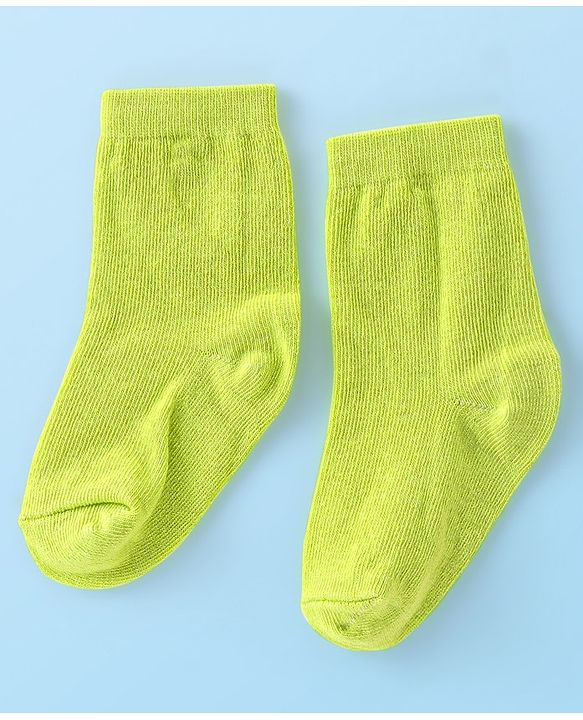 Cute Walk by Babyhug Anti-Bacterial Ankle Length Solid Socks Pack of 7 - Multicolour