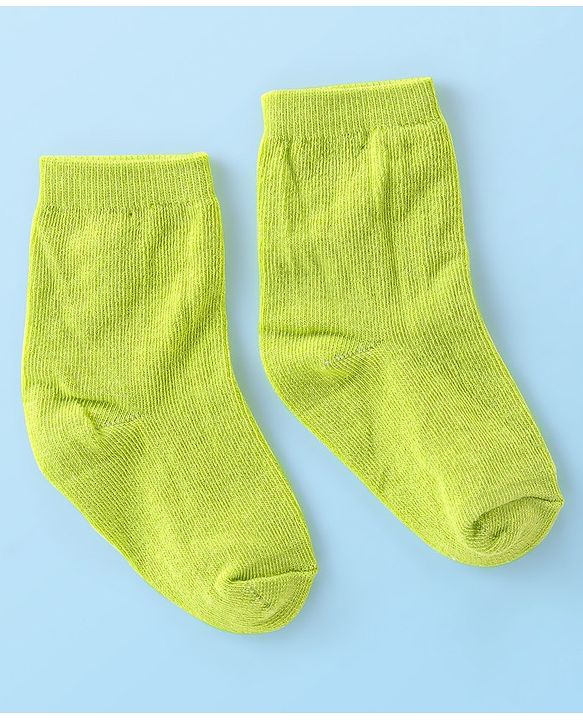 Cute Walk by Babyhug Anti-Bacterial Ankle Length Solid Socks Pack of 7 - Multicolour