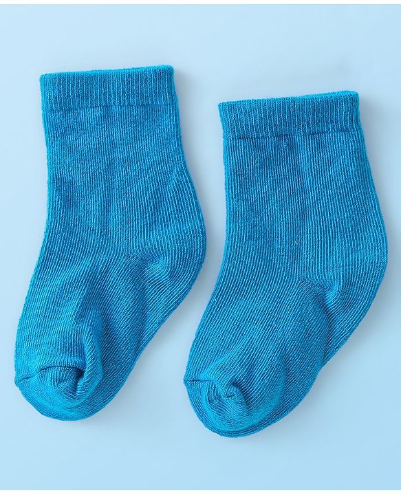 Cute Walk by Babyhug Anti-Bacterial Ankle Length Solid Socks Pack of 7 - Multicolour