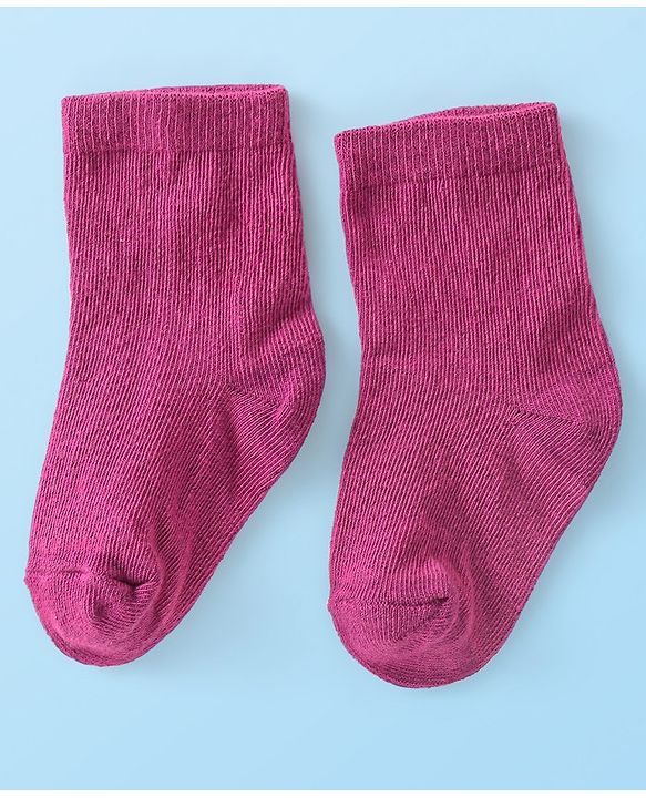 Cute Walk by Babyhug Anti-Bacterial Ankle Length Solid Socks Pack of 7 - Multicolour
