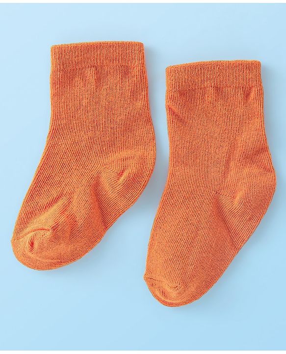 Cute Walk by Babyhug Anti-Bacterial Ankle Length Solid Socks Pack of 7 - Multicolour