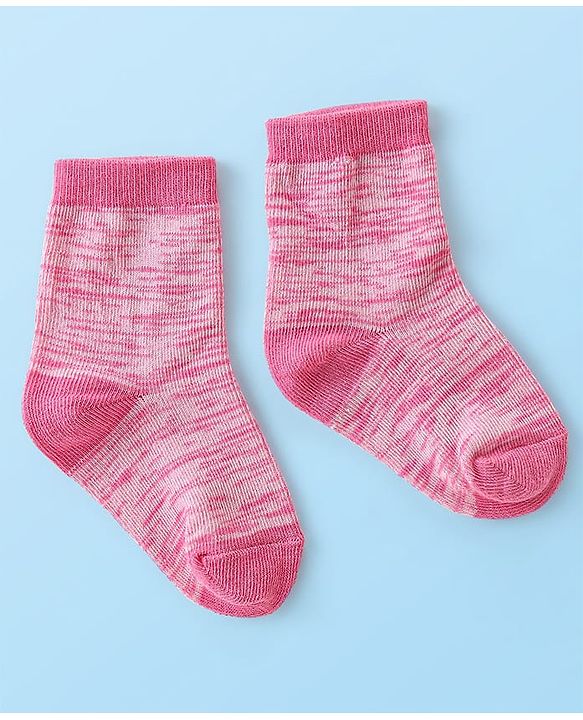 Cute Walk by Babyhug Anti-Bacterial Ankle Length Designed Socks Pack of 3 - Multicolour