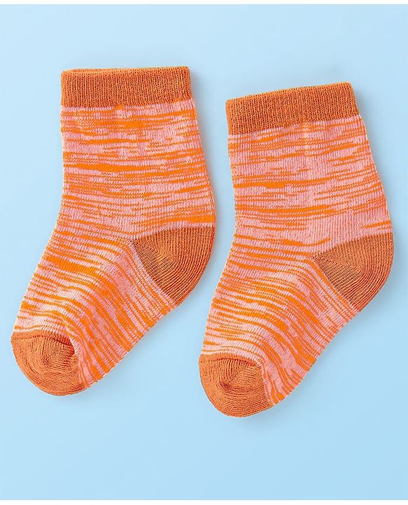 Cute Walk by Babyhug Anti-Bacterial Ankle Length Designed Socks Pack of 3 - Multicolour