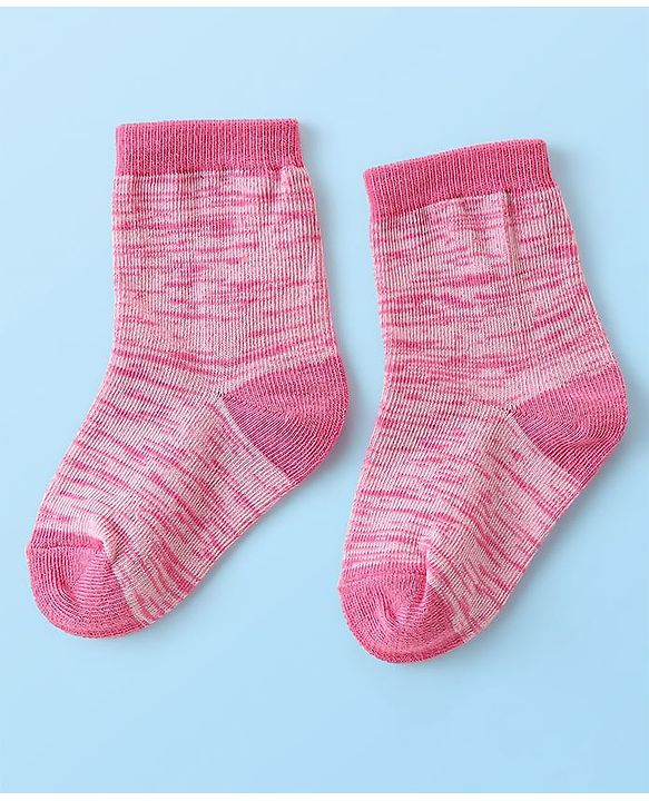 Cute Walk by Babyhug Anti-Bacterial Ankle Length Designed Socks Pack of 3 - Multicolour
