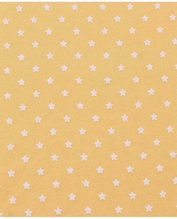 Babyhug Terry Knit Hooded Bath Towel Star Print L 72 x B 72 cm - Orange