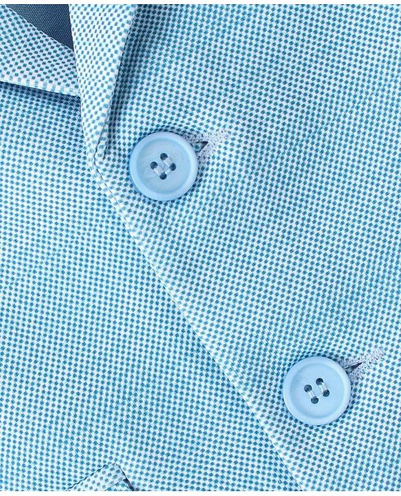 Babyhug Full Sleeves Party Wear Blazer  - Blue