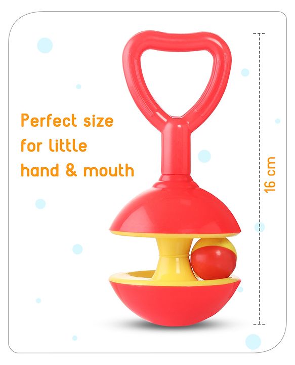 Babyhug Rattle with Ball - Red