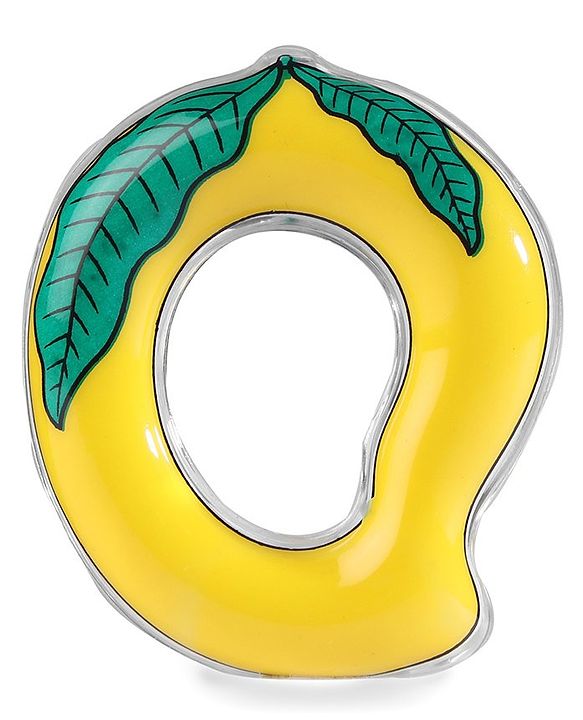 Babyhug Water Mango Teether - Yellow