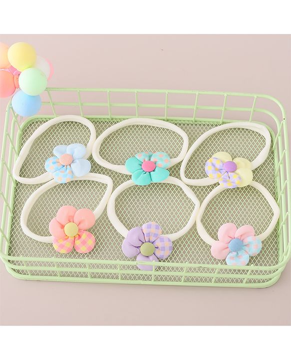 Babyhug Headbands Floral Applique Multicolor Free Size Girl