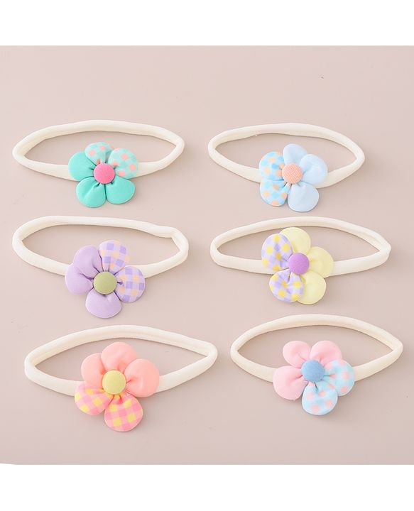 Babyhug Headbands Floral Applique Multicolor Free Size Girl