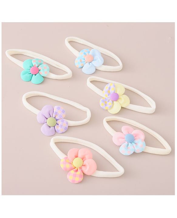 Babyhug Headbands Floral Applique Multicolor Free Size Girl