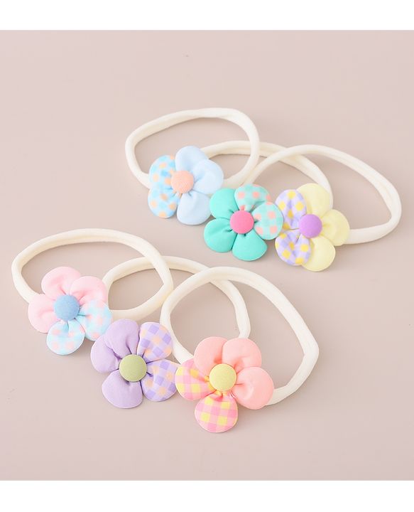 Babyhug Headbands Floral Applique Multicolor Free Size Girl