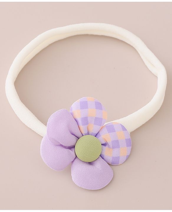 Babyhug Headbands Floral Applique Multicolor Free Size Girl