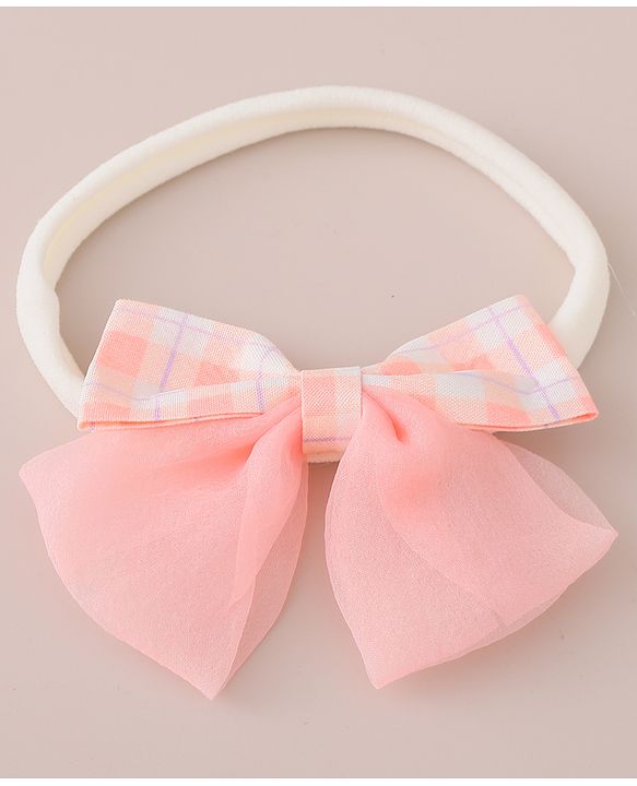 Babyhug Headbands with Bow Applique Free Size Pack of 6 - Multicolor