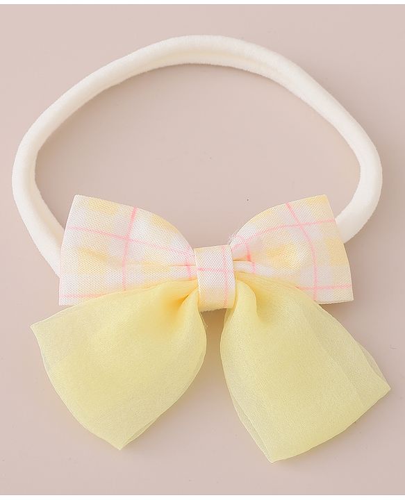 Babyhug Headbands with Bow Applique Free Size Pack of 6 - Multicolor