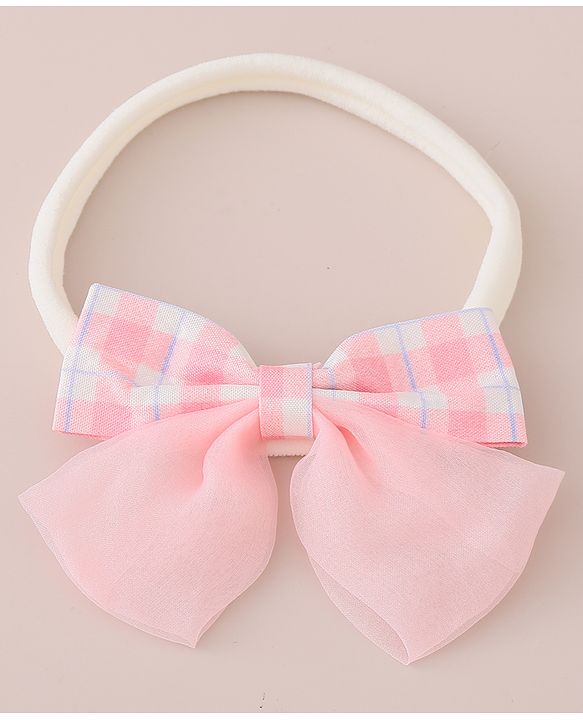 Babyhug Headbands with Bow Applique Free Size Pack of 6 - Multicolor