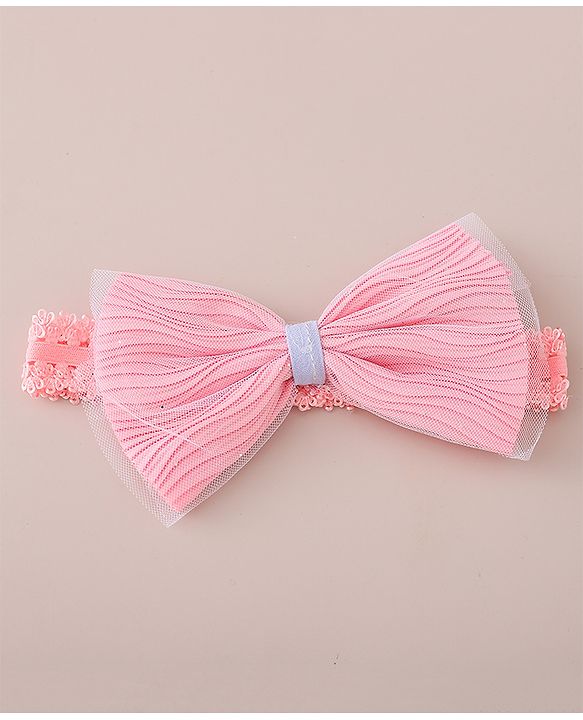 Babyhug Free Size Headbands With Bow & Floral Applique Pack of 3 - Multicolor