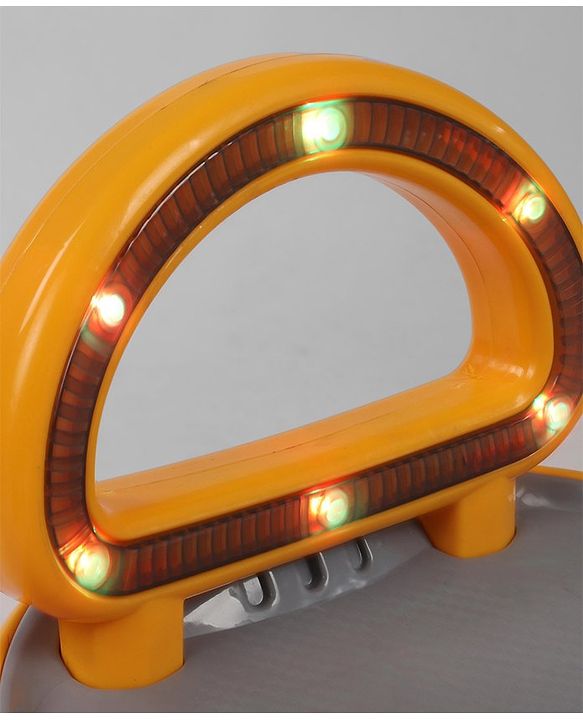 Babyhug Orbit Swing Car with Light & Music - Yellow