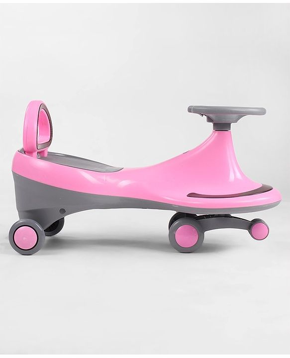 Babyhug Orbit Swing Car with Light & Music - Pink