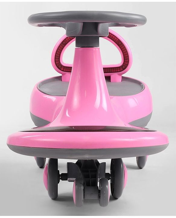 Babyhug Orbit Swing Car with Light & Music - Pink