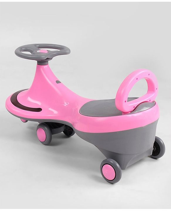 Babyhug Orbit Swing Car with Light & Music - Pink