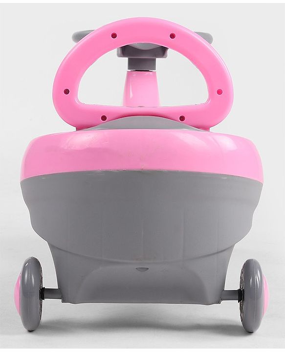 Babyhug Orbit Swing Car with Light & Music - Pink