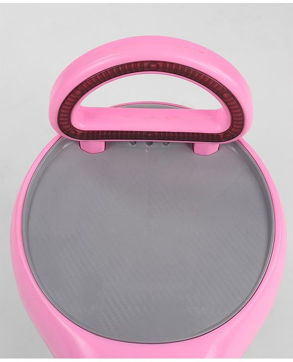 Babyhug Orbit Swing Car with Light & Music - Pink