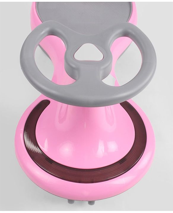 Babyhug Orbit Swing Car with Light & Music - Pink