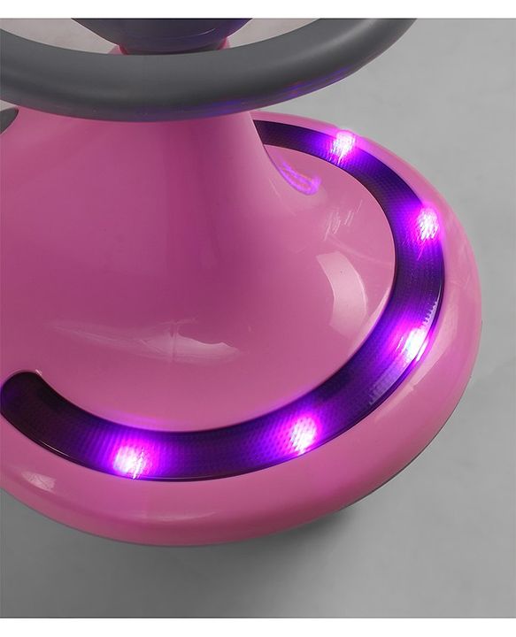 Babyhug Orbit Swing Car with Light & Music - Pink