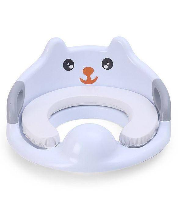 Babyhug Potty Seat With Handle & Backrest - White
