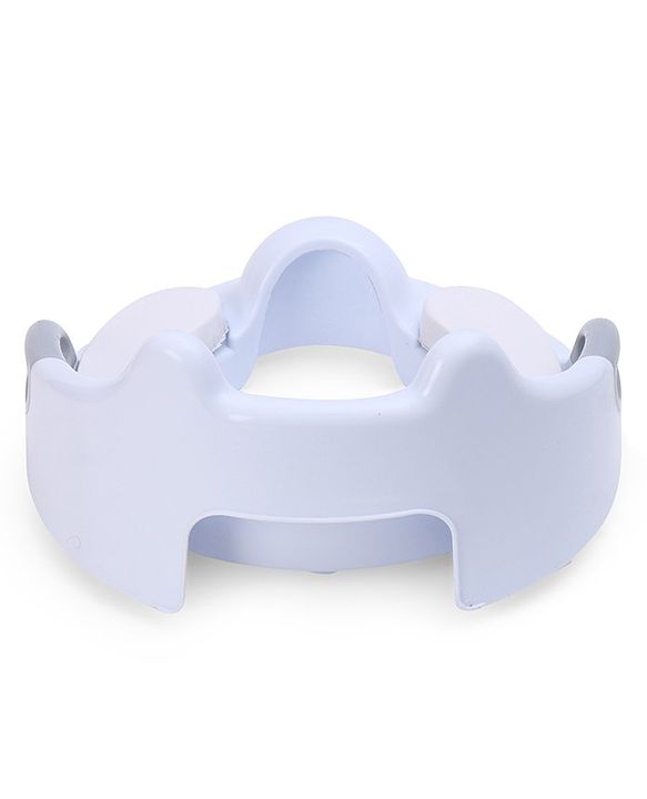 Babyhug Potty Seat With Handle & Backrest - White