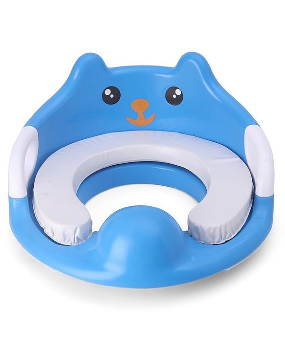 Babyhug Potty Seat With Handle & Backrest - White