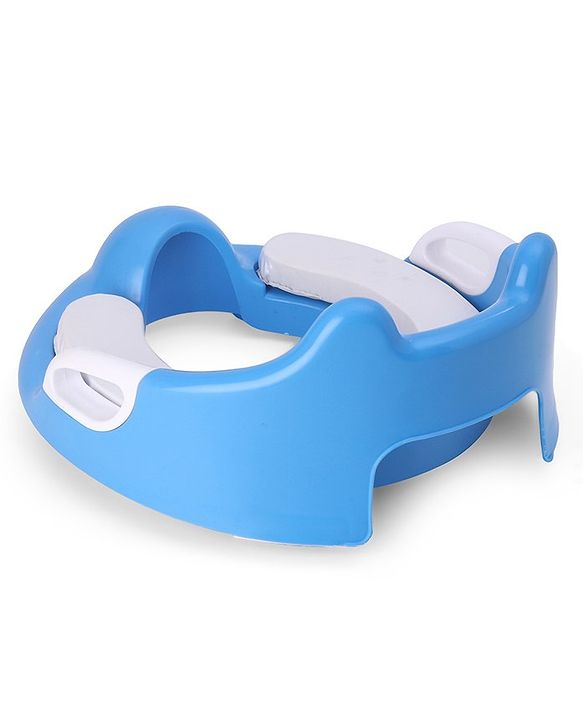 Babyhug Potty Seat With Handle & Backrest - White