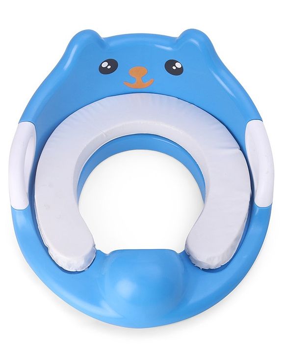 Babyhug Potty Seat With Handle & Backrest - White