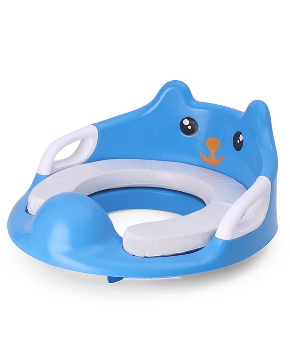 Babyhug Potty Seat With Handle & Backrest - White